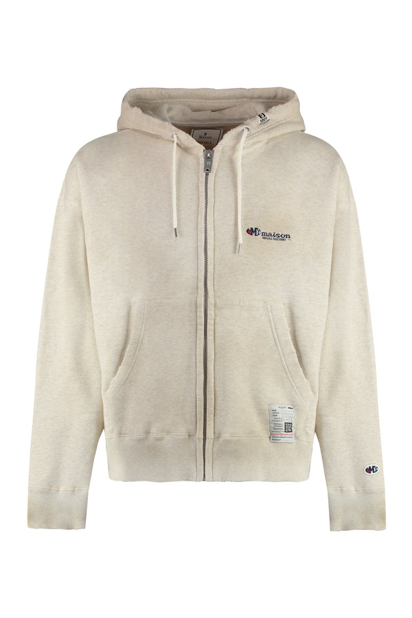 Felpa full-zip con cappuccio-0